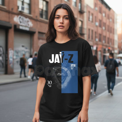 Vintage Jay-Z "Two Historic Nights" T-Shirt – Hov Brooklyn Hip Hop Graphic Tee, Premium 100% Cotton Concert Legacy Top, Soft Lived-In Heavyweight Retro Rap Shirt, Made in USA