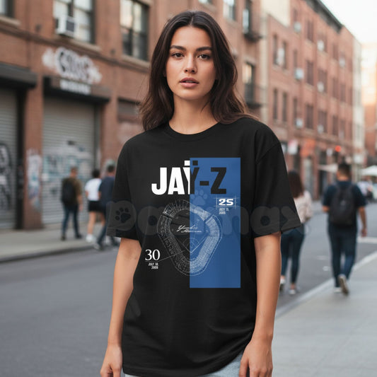 Vintage Jay-Z "Two Historic Nights" T-Shirt – Hov Brooklyn Hip Hop Graphic Tee, Premium 100% Cotton Concert Legacy Top, Soft Lived-In Heavyweight Retro Rap Shirt, Made in USA